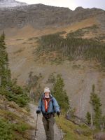 On the trail to Scenic point